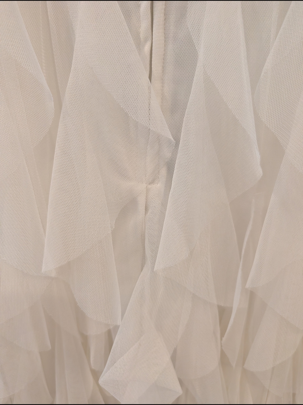 Teeze Me Blush Lace & Ivory Ruffle Cocktail Dress, Size 3 - Picture 6 of 10